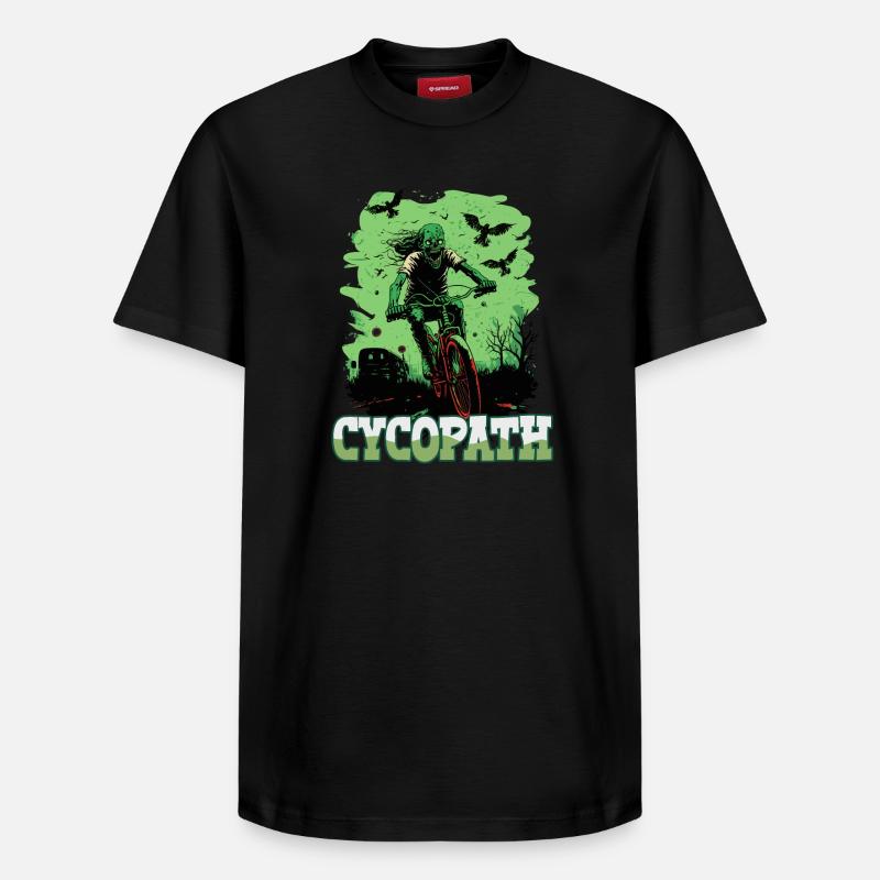 VTT Zombie Cycopath - T-shirt unisexe décontracté en coton Supima – de SPREAD - noir