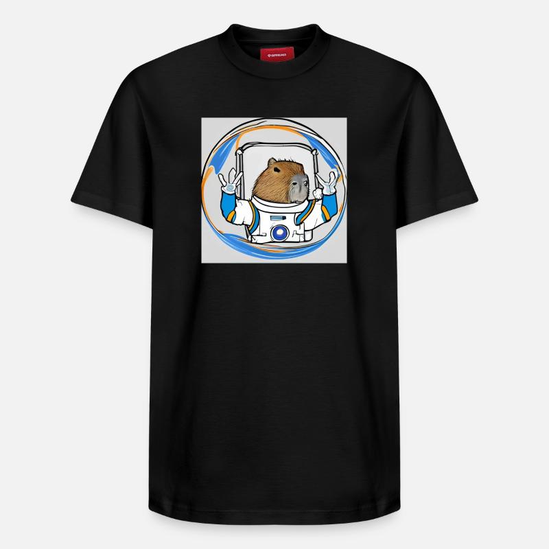 Casquettes astro - T-shirt unisexe décontracté en coton Supima – de SPREAD - noir