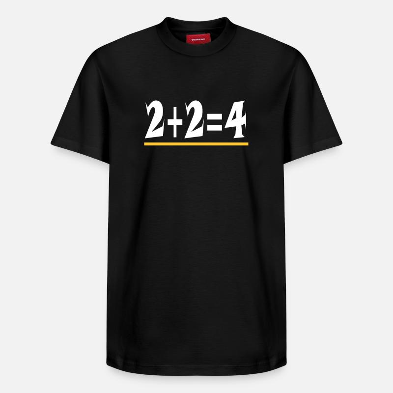 La logique - T-shirt unisexe décontracté en coton Supima – de SPREAD - noir
