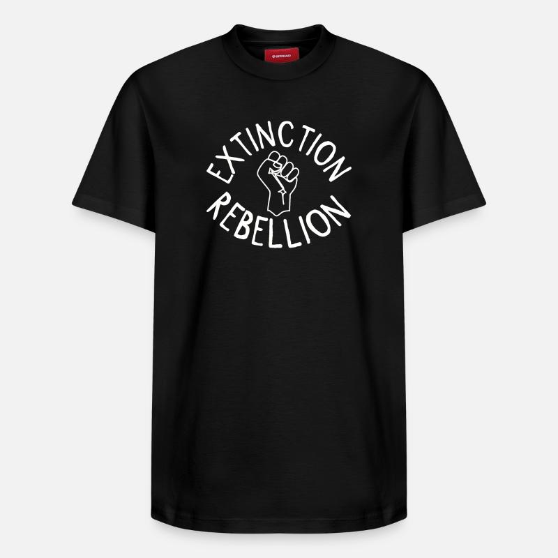 Extinction Rebellion Faust - Relaxed Unisex Supima Cotton T-Shirt – by SPREAD - black