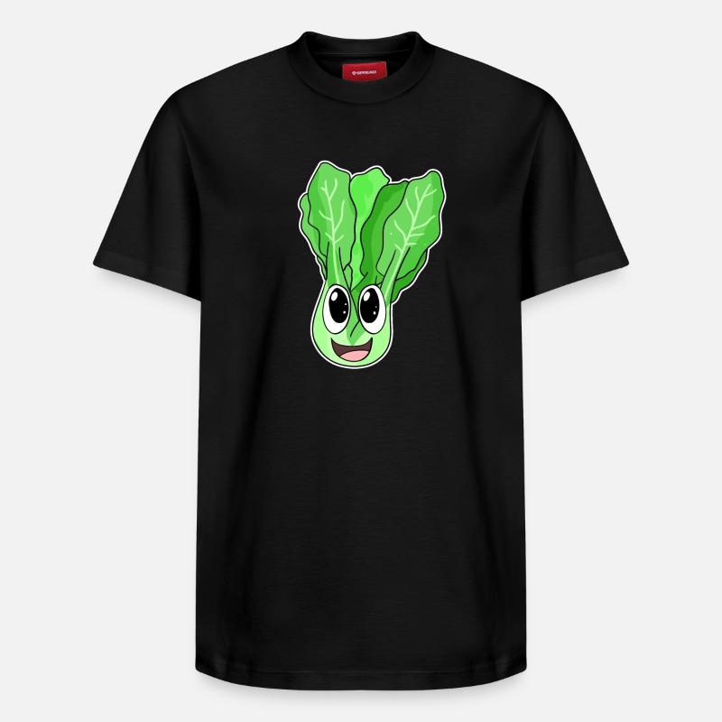 Laitue - T-shirt unisexe décontracté en coton Supima – de SPREAD - noir