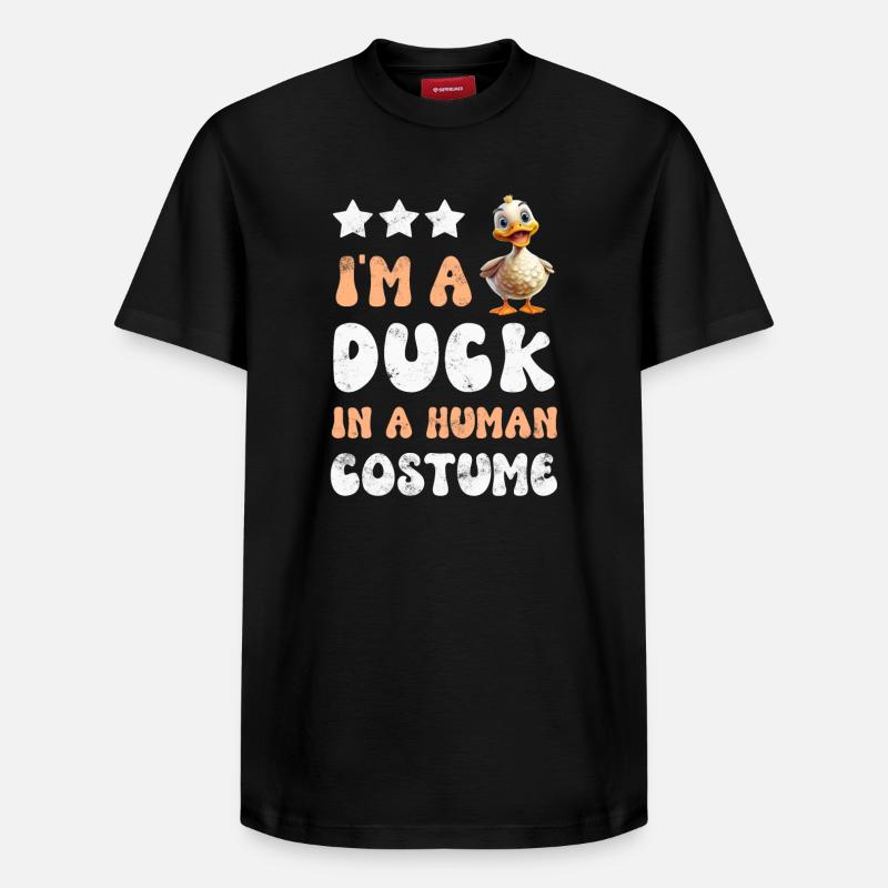 Canards canards - T-shirt unisexe décontracté en coton Supima – de SPREAD - noir