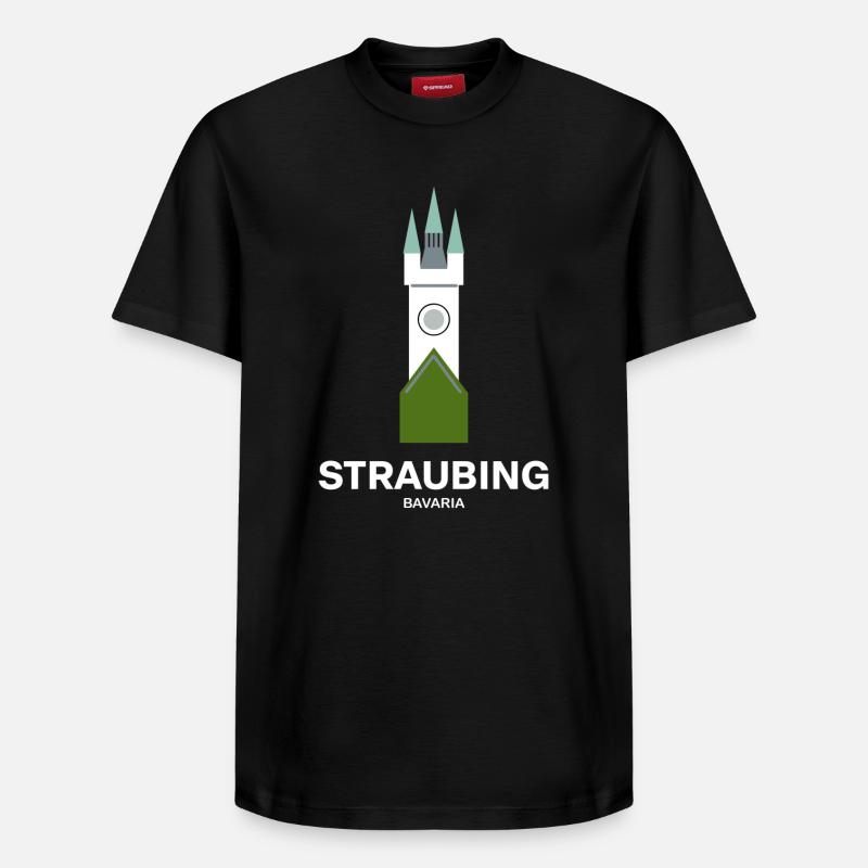 Straubing - Relaxed Unisex Supima Cotton T-Shirt – von SPREAD - Schwarz