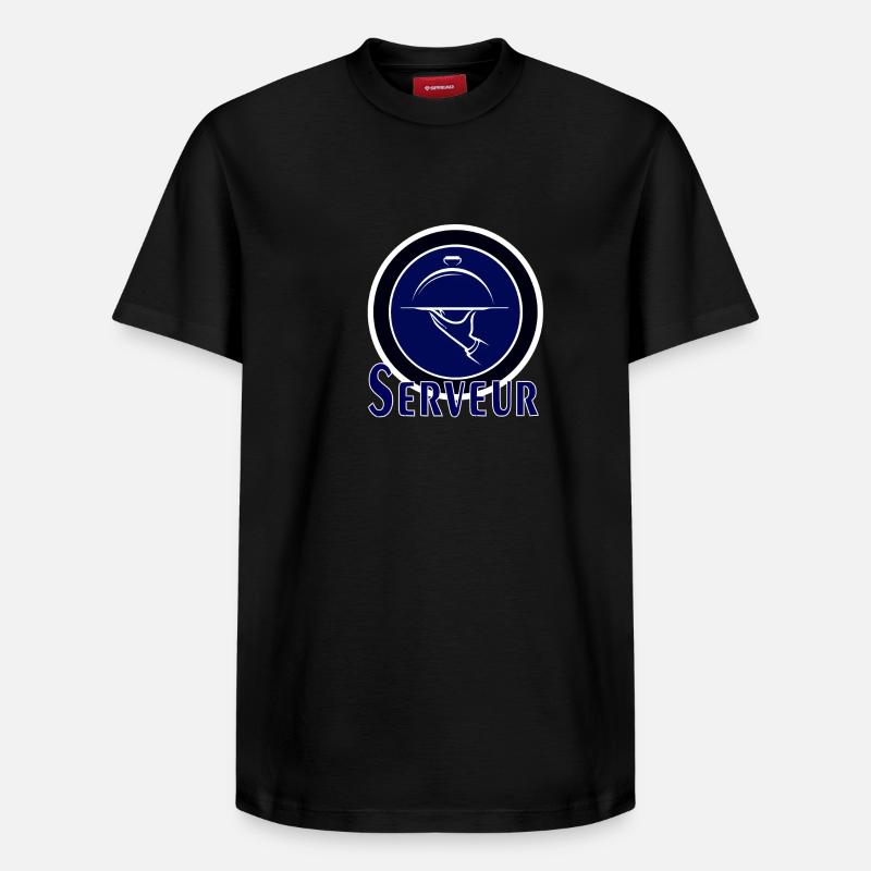 Server - Relaxed Unisex Supima Cotton T-Shirt – von SPREAD - Schwarz