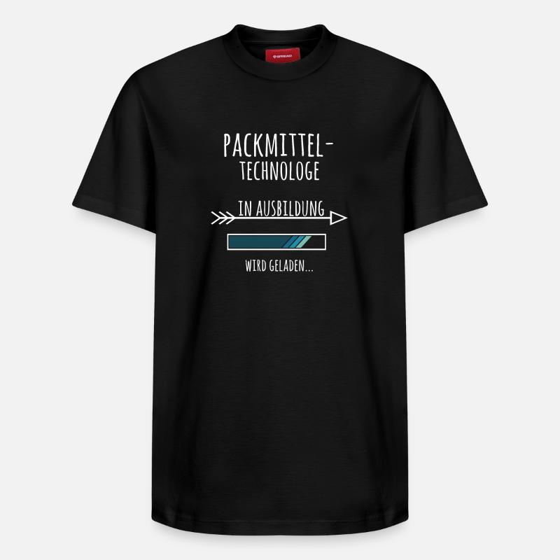 Packmitteltechnologe Ausbildung Beruf Geschenk - Relaxed Unisex Supima Cotton T-Shirt – von SPREAD - Schwarz