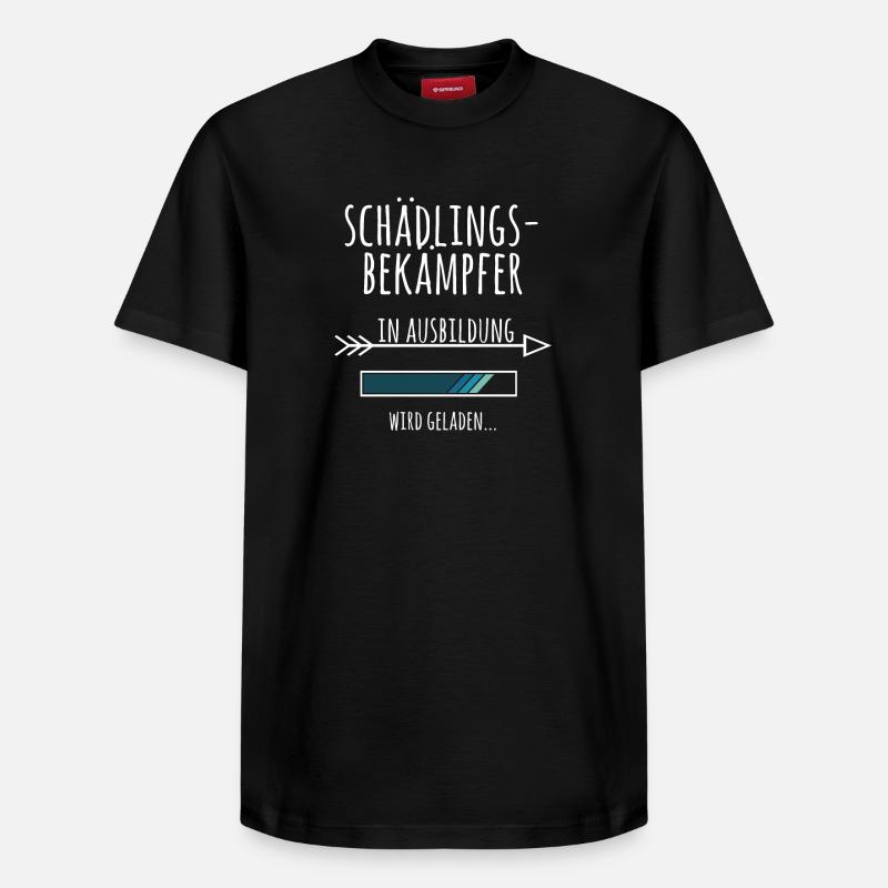 Schädlingsbekämpfer Ausbildung Geschenk Schädlinge - Relaxed Unisex Supima Cotton T-Shirt – von SPREAD - Schwarz