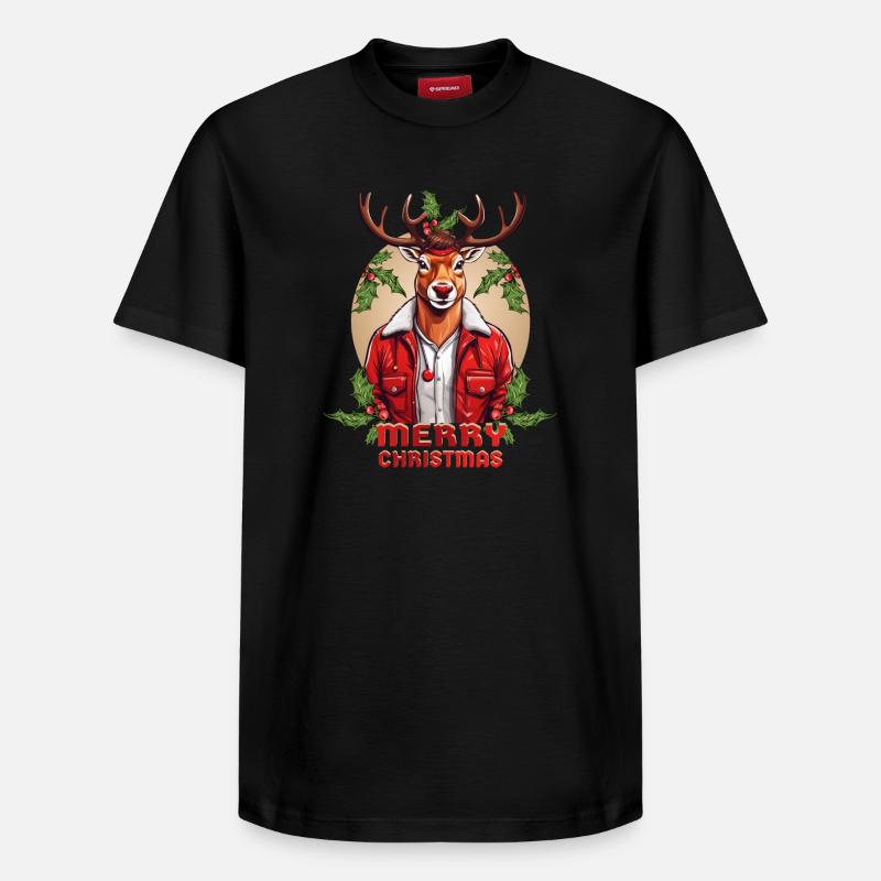 Cool Rudolph - T-shirt unisexe décontracté en coton Supima – de SPREAD - noir