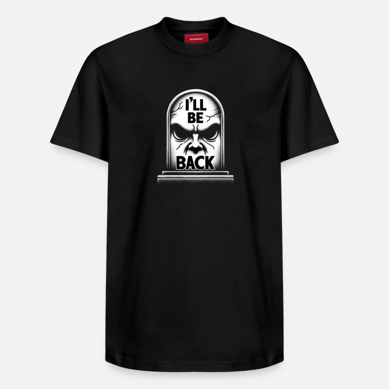 Retour de la tombe - T-shirt unisexe décontracté en coton Supima – de SPREAD - noir