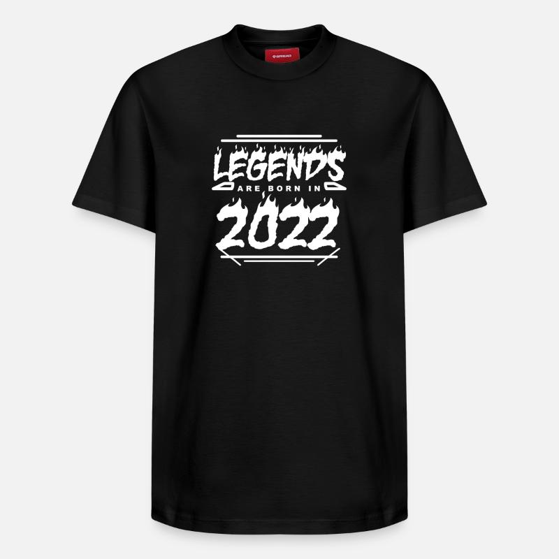 2022 - Année 2022 - Année 2022 - T-shirt unisexe décontracté en coton Supima – de SPREAD - noir