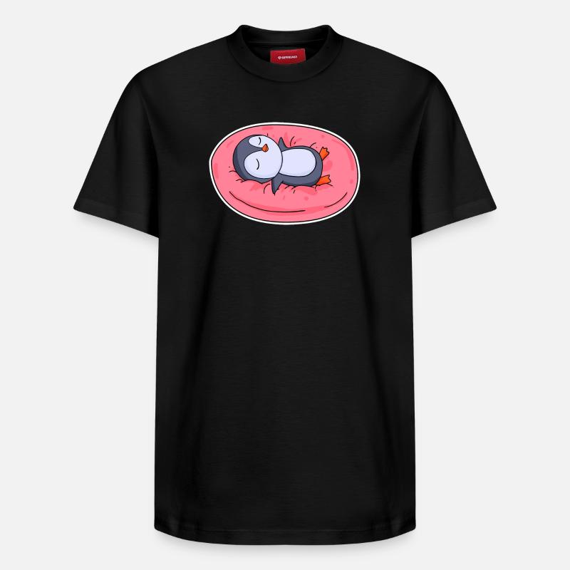 Pingouin - T-shirt unisexe décontracté en coton Supima – de SPREAD - noir