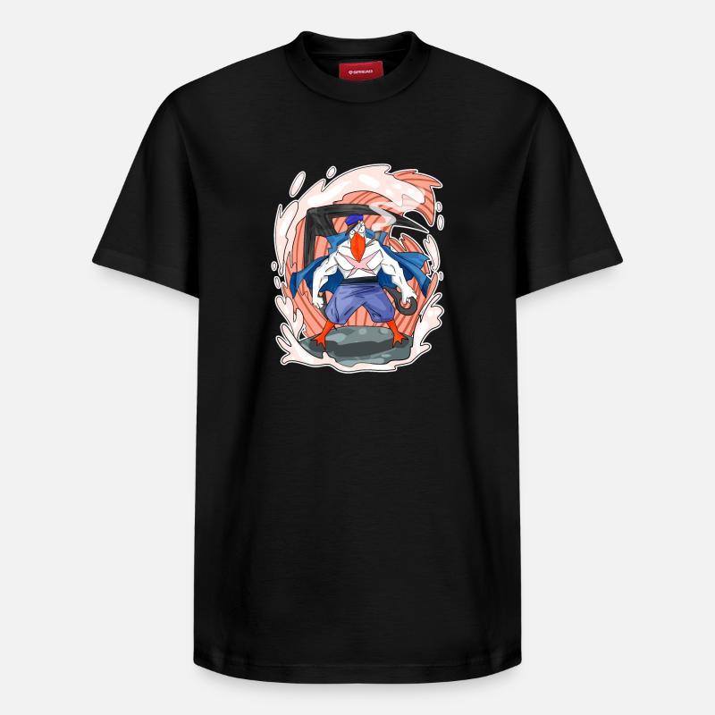 Möwe - Relaxed Unisex Supima Cotton T-Shirt – von SPREAD - Schwarz