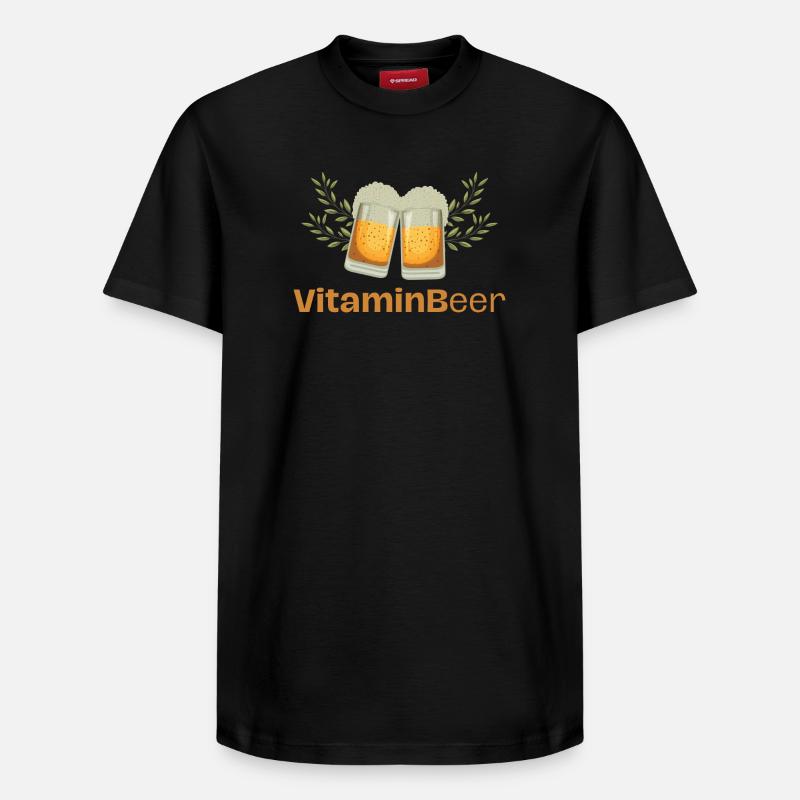 VitaminB - Relaxed Unisex Supima Cotton T-Shirt – von SPREAD - Schwarz