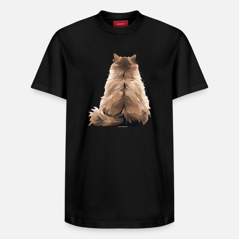 Himalayen - T-shirt unisexe décontracté en coton Supima – de SPREAD - noir