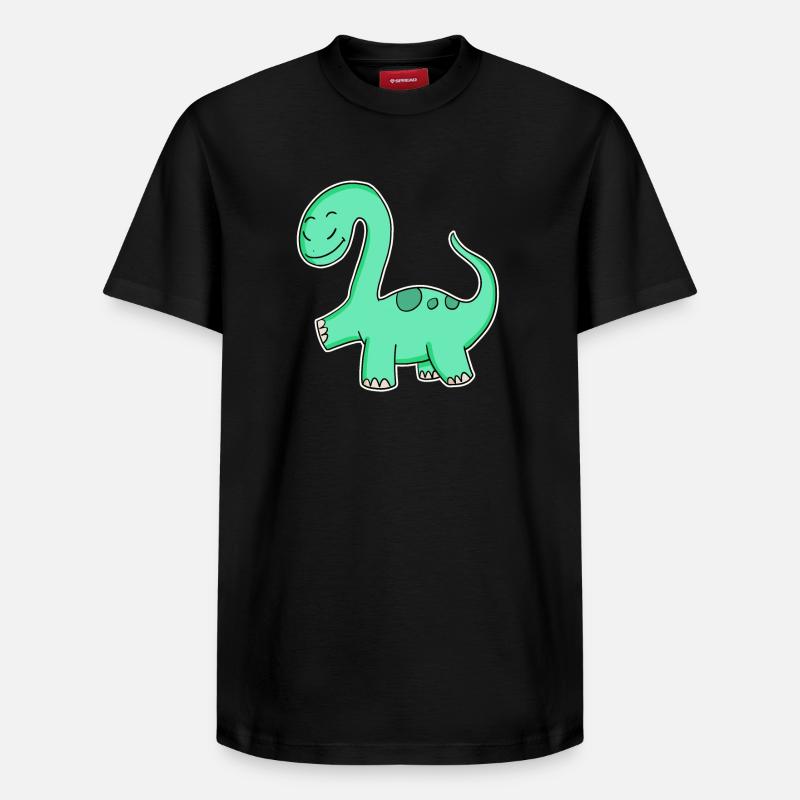 Dino - T-shirt unisexe décontracté en coton Supima – de SPREAD - noir