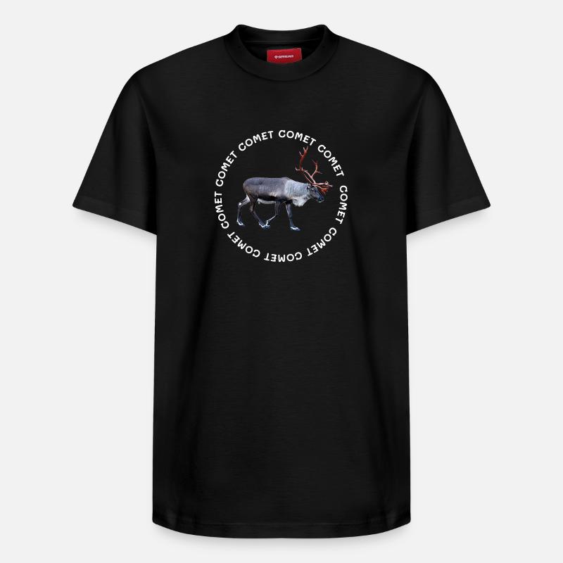 KOMET - Relaxed Unisex Supima Cotton T-Shirt – von SPREAD - Schwarz