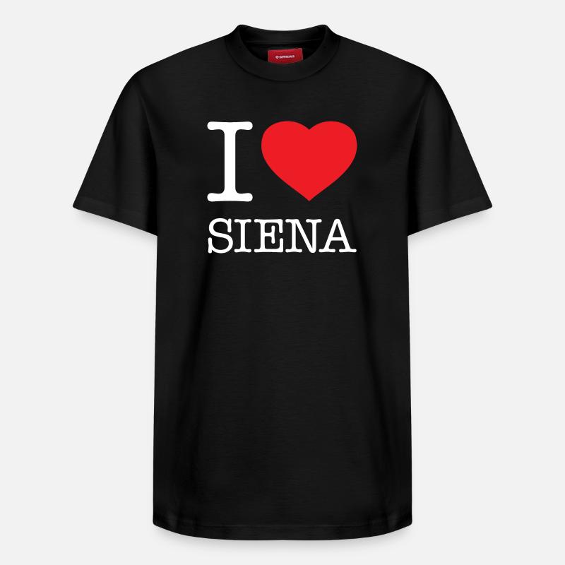 J’AIME SIENNE - T-shirt unisexe décontracté en coton Supima – de SPREAD - noir