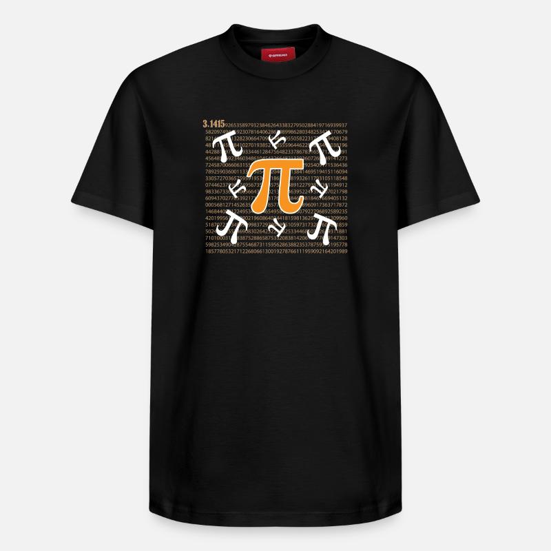 Pi Day - Bonne journée Pi - T-shirt unisexe décontracté en coton Supima – de SPREAD - noir