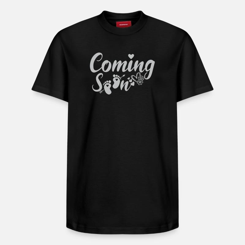 À venir - T-shirt unisexe décontracté en coton Supima – de SPREAD - noir