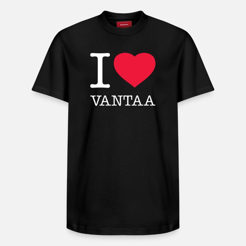 J’ADORE VANTAA - T-shirt unisexe décontracté en coton Supima – de SPREAD - noir