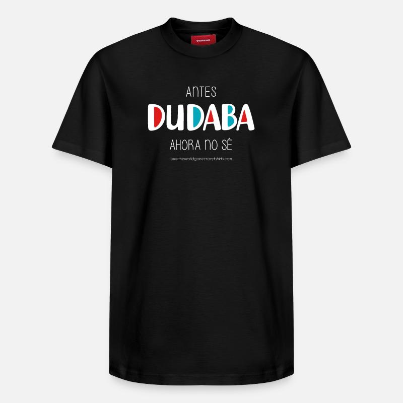 J’avais l’habitude de douter (sombre) - T-shirt unisexe décontracté en coton Supima – de SPREAD - noir