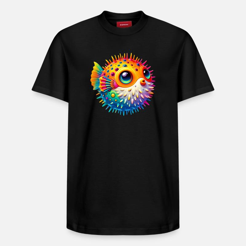 Blowfish - T-shirt unisexe décontracté en coton Supima – de SPREAD - noir