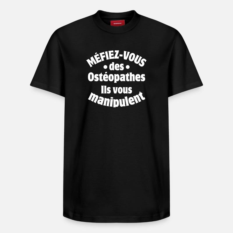 Osteopath, Osteopathen, Medizin - Relaxed Unisex Supima Cotton T-Shirt – von SPREAD - Schwarz