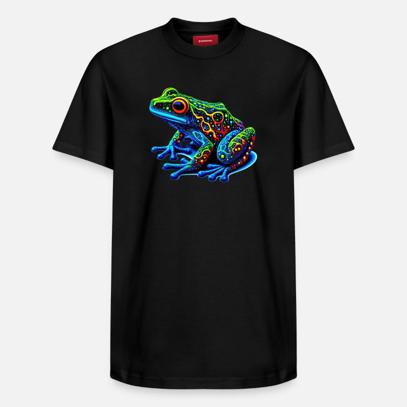 Grenouille - T-shirt unisexe décontracté en coton Supima – de SPREAD - noir