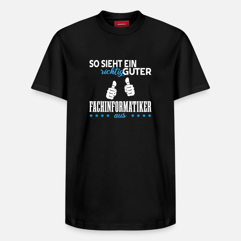 Fachinformatiker - Relaxed Unisex Supima Cotton T-Shirt – von SPREAD - Schwarz