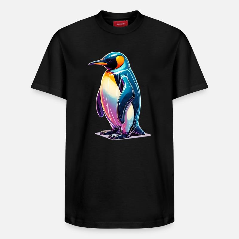 Pingouin - T-shirt unisexe décontracté en coton Supima – de SPREAD - noir