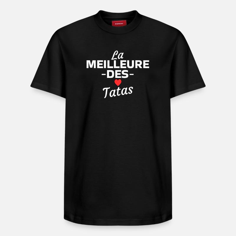 Expression Amour Tatas Maman - T-shirt unisexe décontracté en coton Supima – de SPREAD - noir