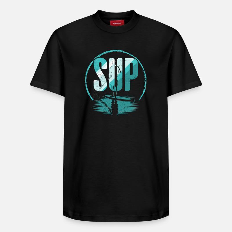 SOUPER - T-shirt unisexe décontracté en coton Supima – de SPREAD - noir