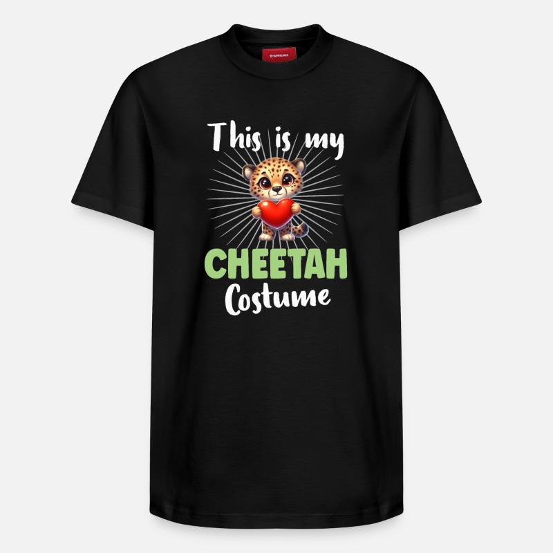 Guépard - T-shirt unisexe décontracté en coton Supima – de SPREAD - noir