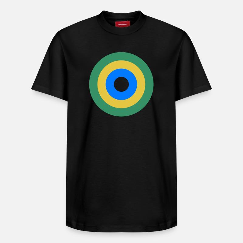 Focalisation du mauvais œil - T-shirt unisexe décontracté en coton Supima – de SPREAD - noir