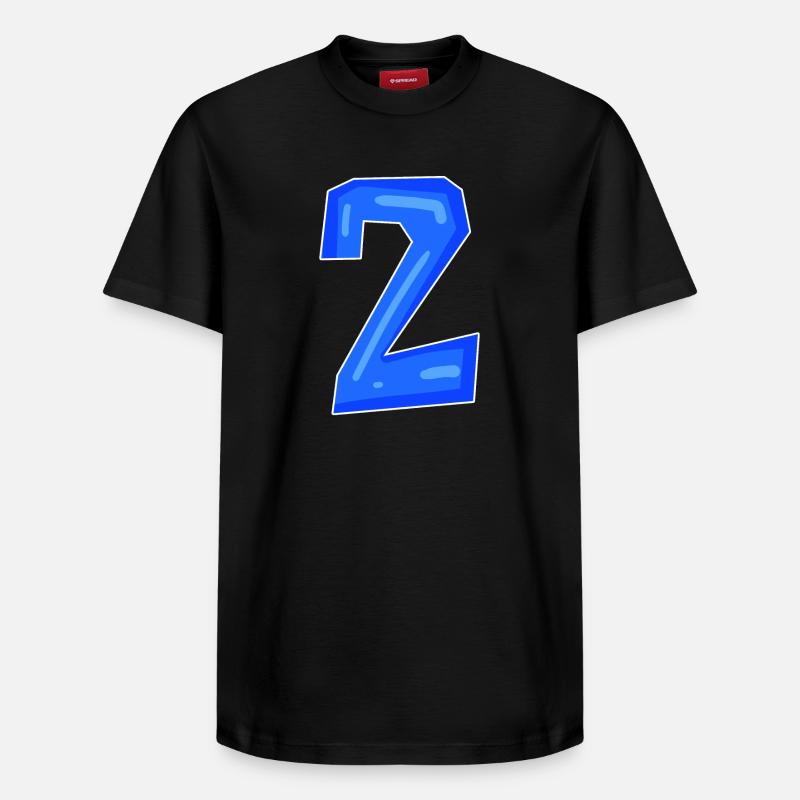 2 - Relaxed Unisex Supima Cotton T-Shirt – von SPREAD - Schwarz