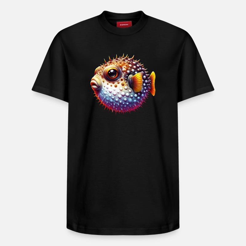 Blowfish - T-shirt unisexe décontracté en coton Supima – de SPREAD - noir