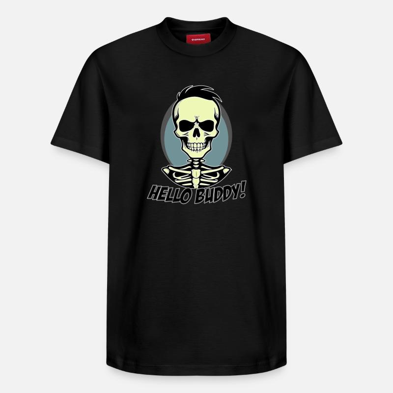 Hello Buddy - Relaxed Unisex Supima Cotton T-Shirt – von SPREAD - Schwarz