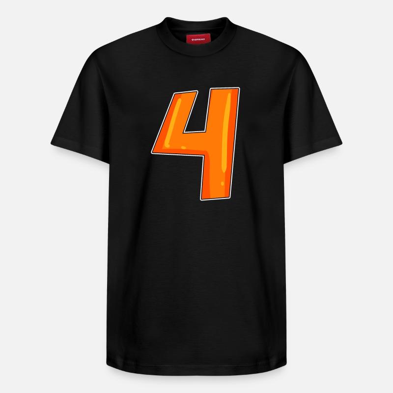 4 - T-shirt unisexe décontracté en coton Supima – de SPREAD - noir