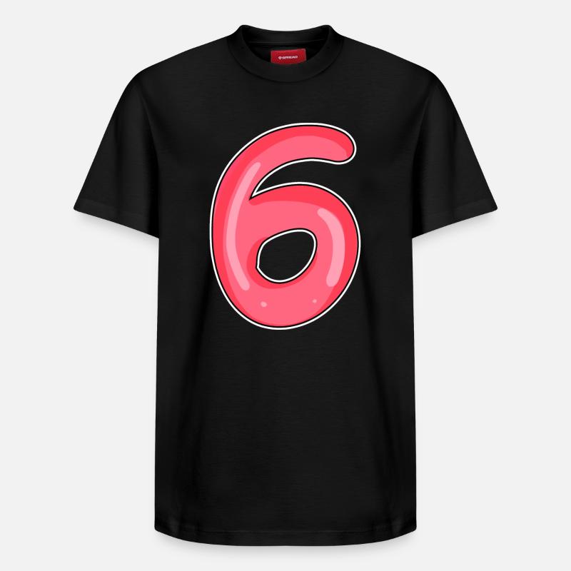 6 - T-shirt unisexe décontracté en coton Supima – de SPREAD - noir