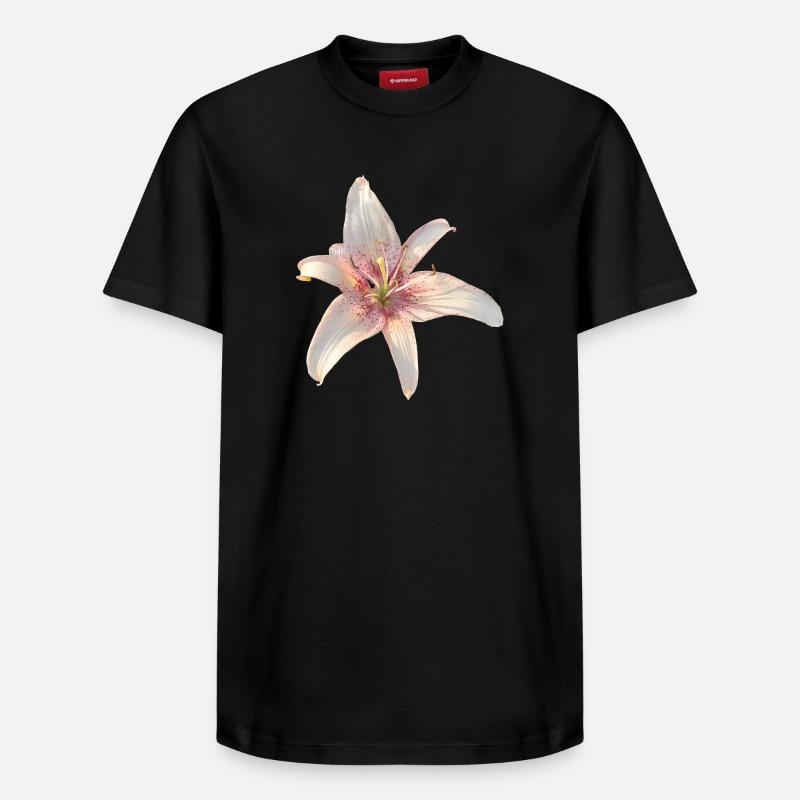 Fleur des Rosiers de Nénuphar - T-shirt unisexe décontracté en coton Supima – de SPREAD - noir