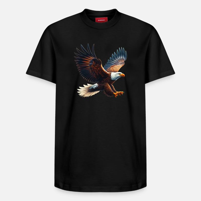 Aigle - T-shirt unisexe décontracté en coton Supima – de SPREAD - noir