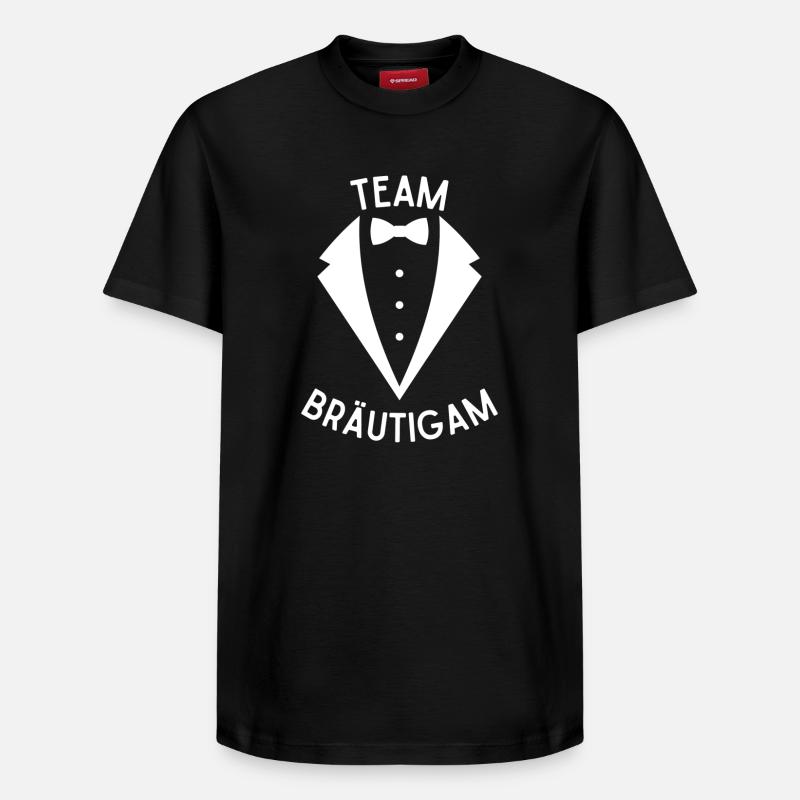 PALEFRENIER D’ÉQUIPE - T-shirt unisexe décontracté en coton Supima – de SPREAD - noir