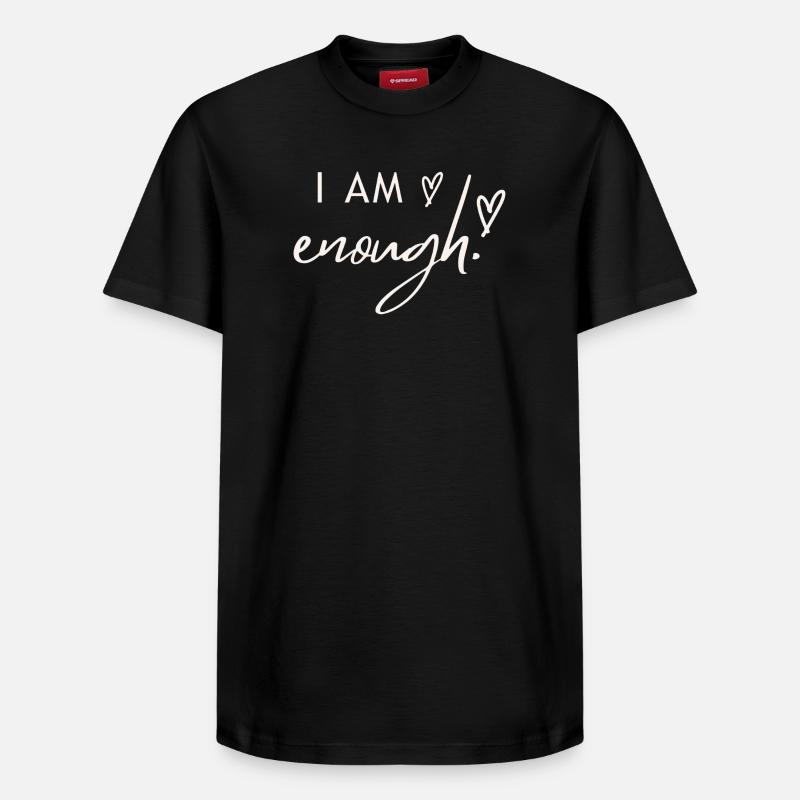 J'en ai assez. - T-shirt unisexe décontracté en coton Supima – de SPREAD - noir
