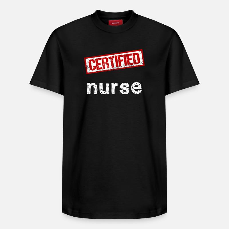 Infirmier - T-shirt unisexe décontracté en coton Supima – de SPREAD - noir