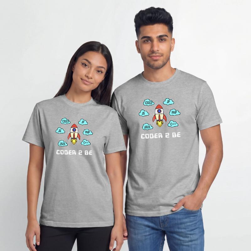 Developer Statement Css Php Java C++ Programmer Relaxed Unisex Supima Cotton T-Shirt – by SPREAD
