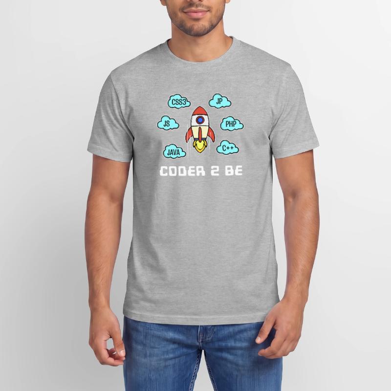 Developer Statement Css Php Java C++ Programmer Relaxed Unisex Supima Cotton T-Shirt – by SPREAD