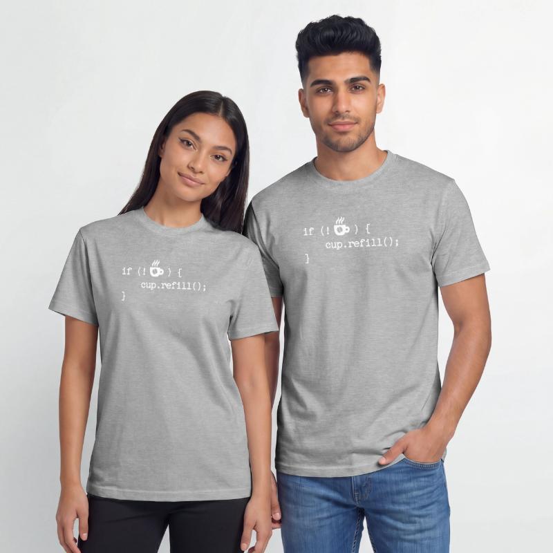 Debug Programmer Coden Developer Computergeek Relaxed Unisex Supima Cotton T-Shirt – by SPREAD