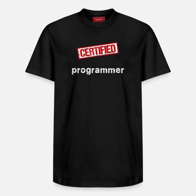 Programmierer - Relaxed Unisex Supima Cotton T-Shirt – von SPREAD - Schwarz