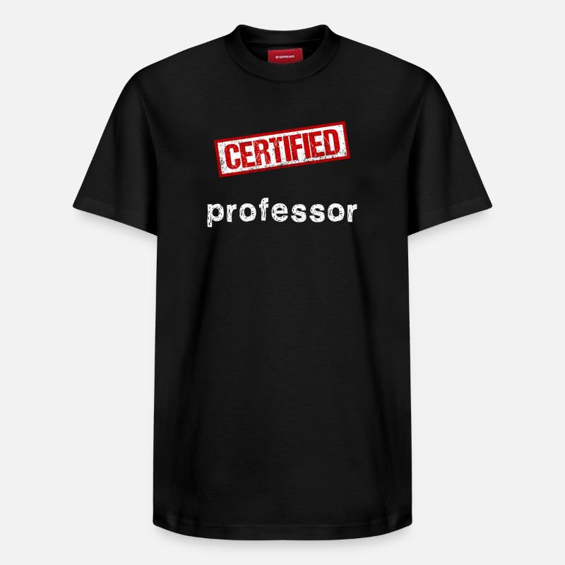 Professeur - T-shirt unisexe décontracté en coton Supima – de SPREAD - noir