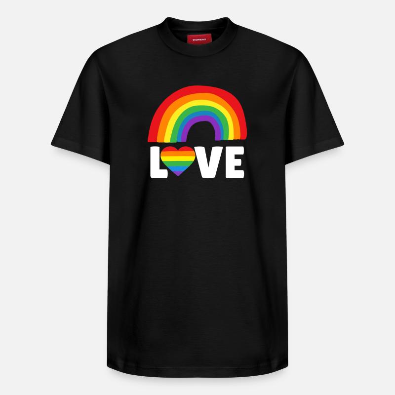 Aimer LGBTQIA - T-shirt unisexe décontracté en coton Supima – de SPREAD - noir
