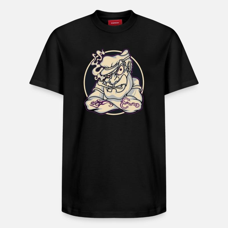 Capitan - Relaxed Unisex Supima Cotton T-Shirt – von SPREAD - Schwarz